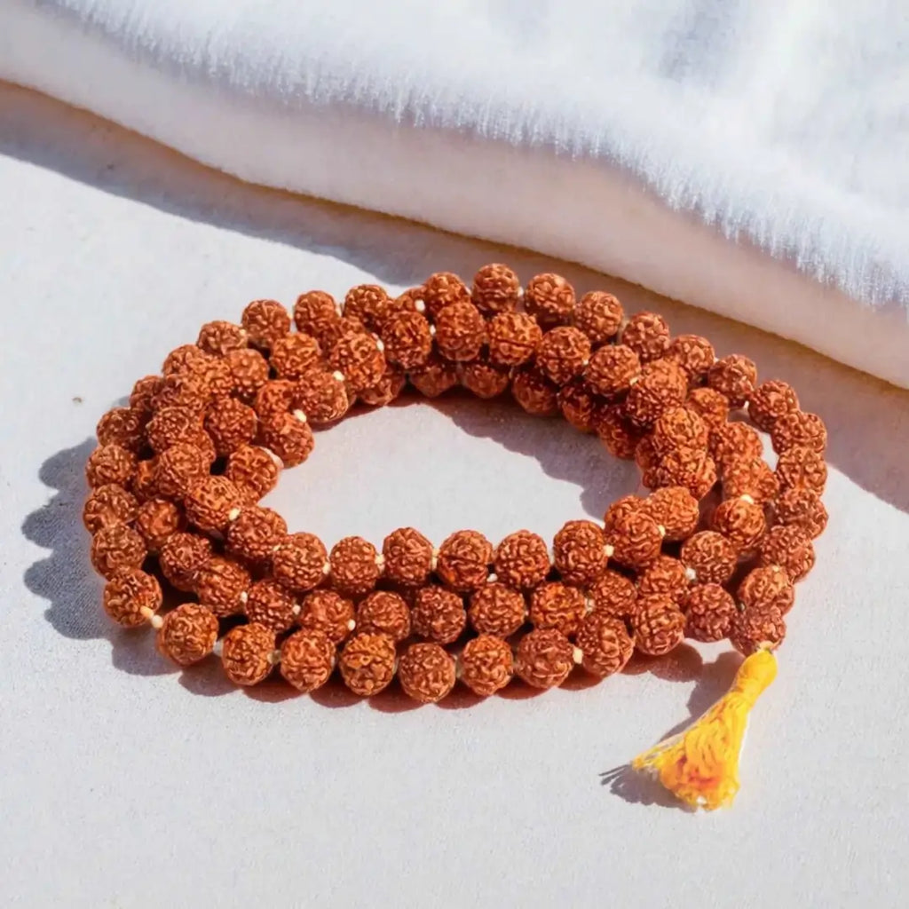 108 Pancha Mukhi Rudraksha Mala | Spiritual Mantra