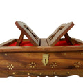 Ramayan & Gita box Foldable Wooden Holy Book Stand